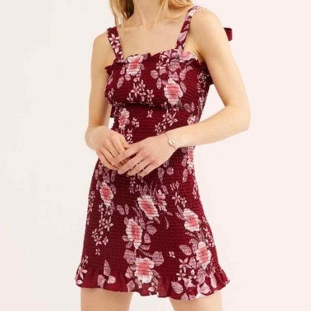 Free People Bella Smocked Dress